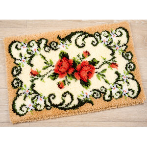 Vervaco Vervaco Smyrna Knooptapijt Klassiek met rozen