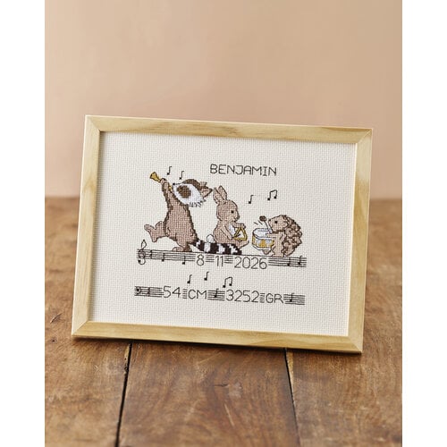 Permin Permin Geboortetegel Musical Animals 92-6153