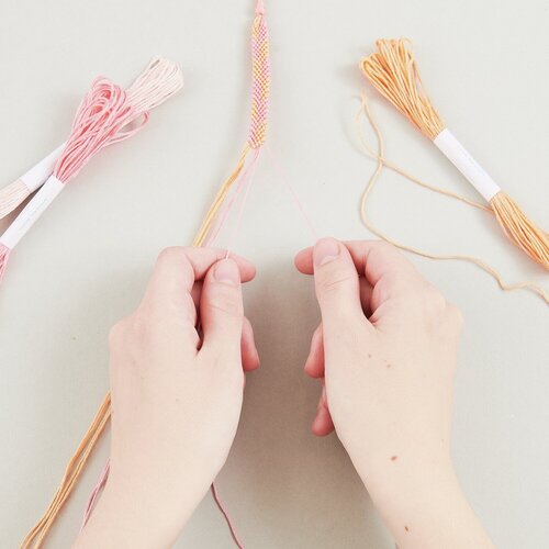 Rico Design Vriendschapsarmbanden Knutselset Fashionkleuren