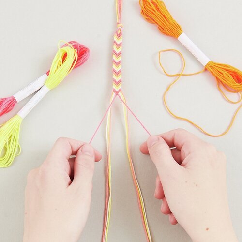 Rico Design Vriendschapsarmbanden Knutselset Neon Colours