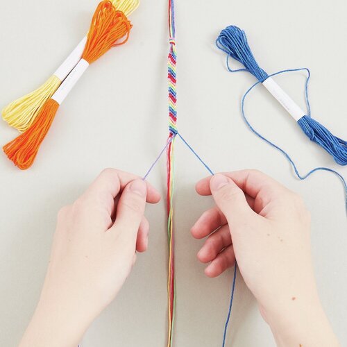 Rico Design Vriendschapsarmbanden Knutselset Classic Colours Rico Design Vriendschapsarmbanden Knutselset Classic Colours