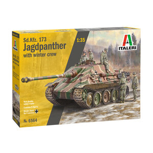 Italeri Sd. Kfz.173Jagdpanther met personeel Winter 1/35