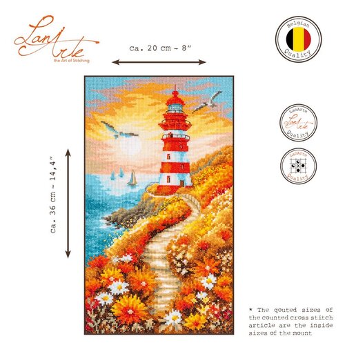 Lanarte Lanarte Borduurpakket The floral lighthouse path