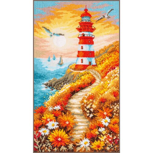 Lanarte Lanarte Borduurpakket The floral lighthouse path