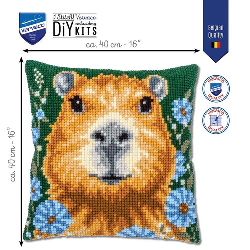 Vervaco Vervaco Borduur Kussen Capibara