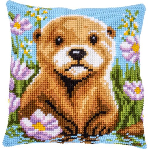 Vervaco Vervaco Borduur Kussen Otter