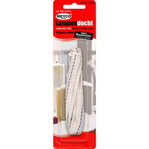 Meyco Olielampen lont 50 cm x 12 cm plat