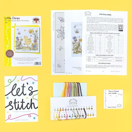 Bothy Threads Bothy Threads Borduurpakket Little Chirps