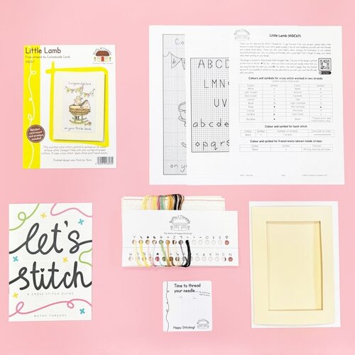 Bothy Threads Bothy Threads Borduurkaart Little Lamb