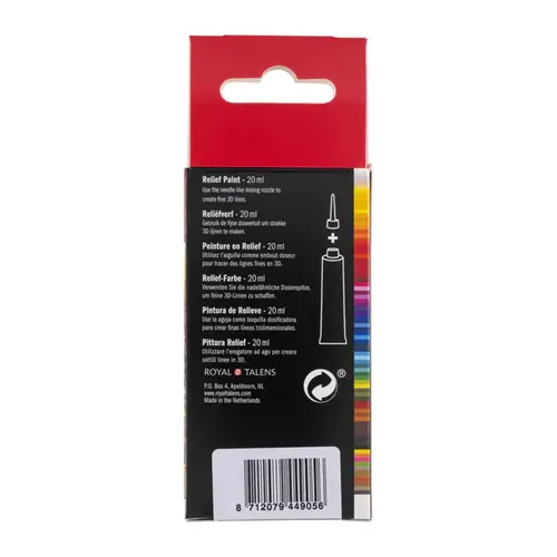 Amsterdam Amsterdam Reliefpaint Tube 20 ml Donkerrood 302