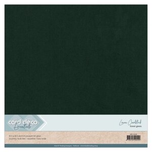 Card Deco Linnenkarton Cardstock Forest Green 30.5 x 30.5 cm
