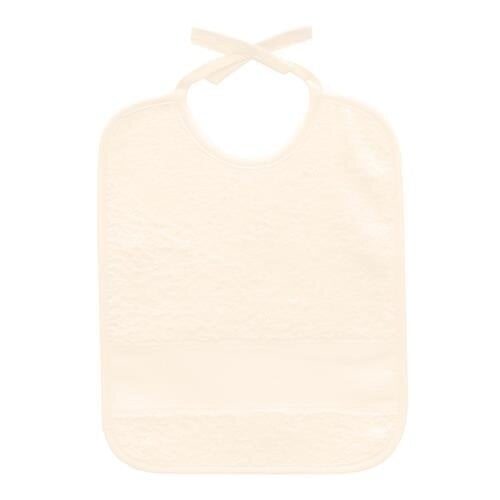 Restyle Baby Slabber met aïda borduurrand ecru 25 x 31 cm