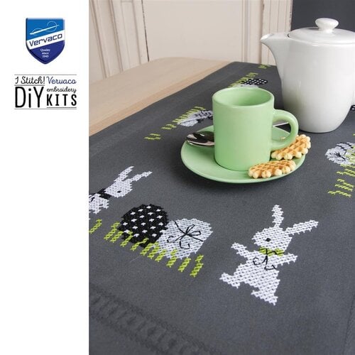 Vervaco Vervaco Loper Paaseitjes en haasjes 40 x 100 cm