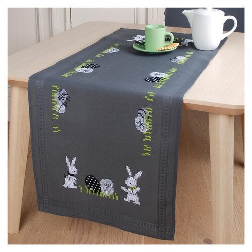 Vervaco Vervaco Loper Paaseitjes en haasjes 40 x 100 cm