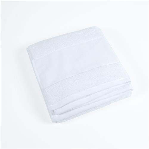 DMC Handdoek met aidaband 50 x 100 cm wit