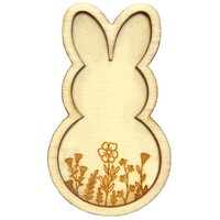 Needle Minder Wooden Bunny
