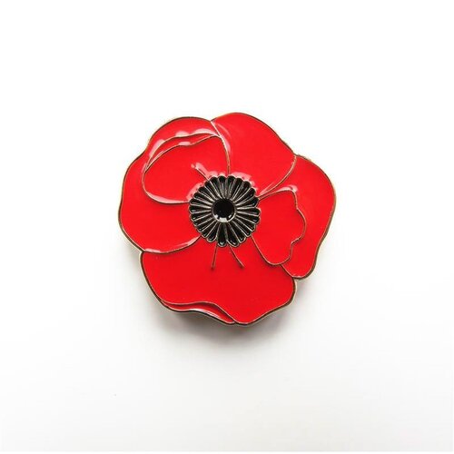 Leti Stitch Needle Minder Red Poppy Bloom