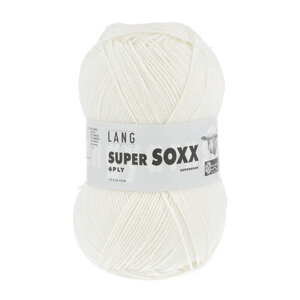 Lang Yarns Lang Yarns Super Soxx 150 gram 6 draads Wit