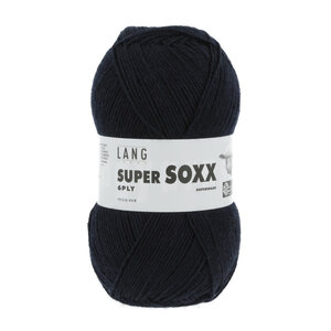 Lang Yarns Lang Yarns Super Soxx 150 gram 6 draads Nachtblauw