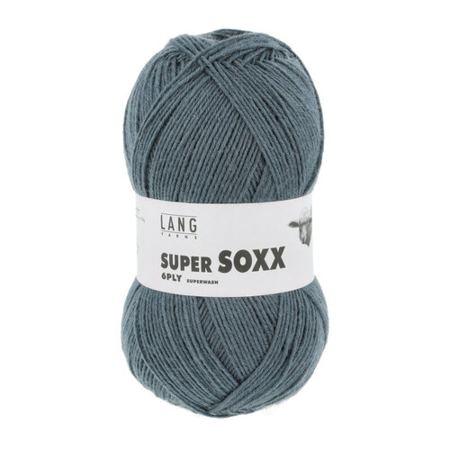 Lang Yarns Lang Yarns Super Soxx 150 gram 6 draads Grijsgroen