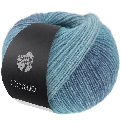 Lana Grossa Lana Grossa Corallo 007 Blauw