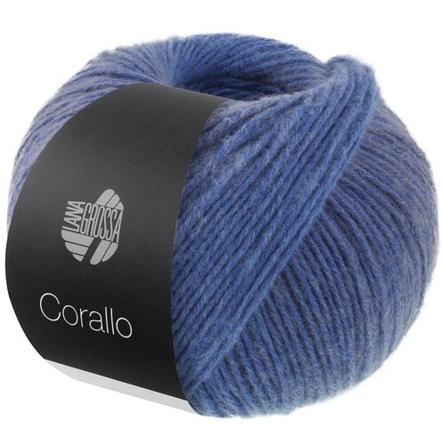 Lana Grossa Lana Grossa Corallo 006 Blauw