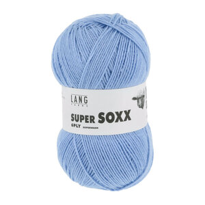 Lang Yarns Lang Yarns Super Soxx 150 gram 6 draads Hemelsblauw