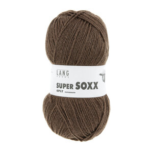 Lang Yarns Lang Yarns Super Soxx 150 gram 6 draads Chocoladebruin