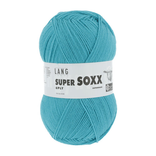 Lang Yarns Lang Yarns Super Soxx 150 gram 6 draads Turquoise