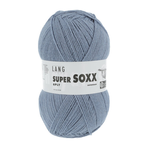 Lang Yarns Lang Yarns Super Soxx 150 gram 6 draads Lichtblauw
