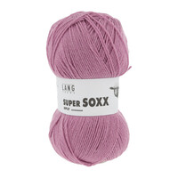 Lang Yarns Super Soxx 150 gram 6 draads Donkerroze