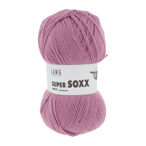 Lang Yarns Lang Yarns Super Soxx 150 gram 6 draads Donkerroze
