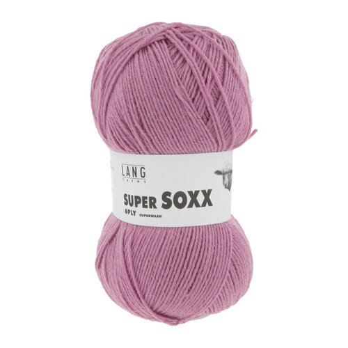 Lang Yarns Lang Yarns Super Soxx 150 gram 6 draads Donkerroze
