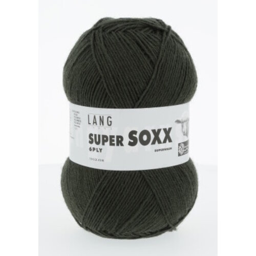 Lang Yarns Lang Yarns Super Soxx 150 gram 6 draads Donkergroen
