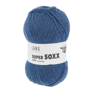 Lang Yarns Lang Yarns Super Soxx 150 gram 6 draads Jeansblauw