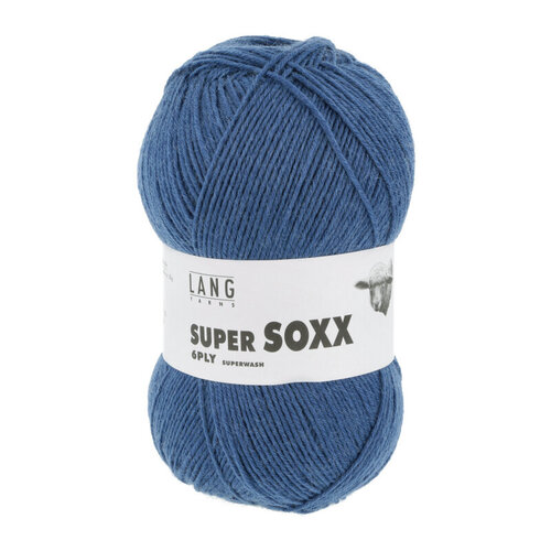 Lang Yarns Lang Yarns Super Soxx 150 gram 6 draads Jeansblauw Lang Yarns Lang Yarns Super Soxx 150 gram 6 draads Jeansblauw