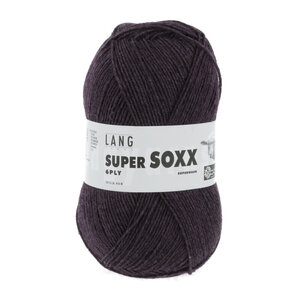 Lang Yarns Lang Yarns Super Soxx 150 gram 6 draads Aubergine Melange