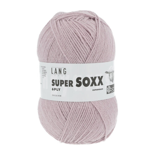 Lang Yarns Lang Yarns Super Soxx 150 gram 6 draads Zachtroze Lang Yarns Lang Yarns Super Soxx 150 gram 6 draads Zachtroze