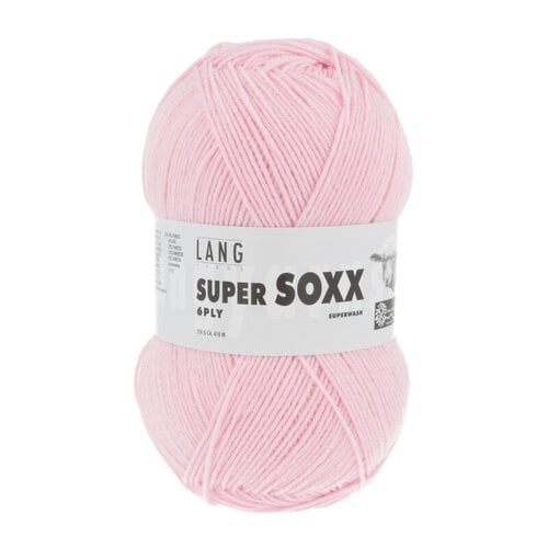 Lang Yarns Lang Yarns Super Soxx 150 gram 6 draads Lichtroze Lang Yarns Lang Yarns Super Soxx 150 gram 6 draads Lichtroze