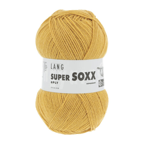 Lang Yarns Lang Yarns Super Soxx 150 gram 6 draads Goudsbloem Lang Yarns Lang Yarns Super Soxx 150 gram 6 draads Goudsbloem