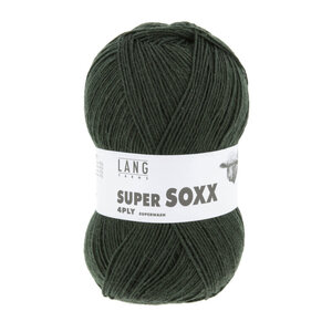 Lang Yarns Lang Yarns Super Soxx Sokkenwol 100 gram Donkergroen Lang Yarns Lang Yarns Super Soxx Sokkenwol 100 gram Donkergroen