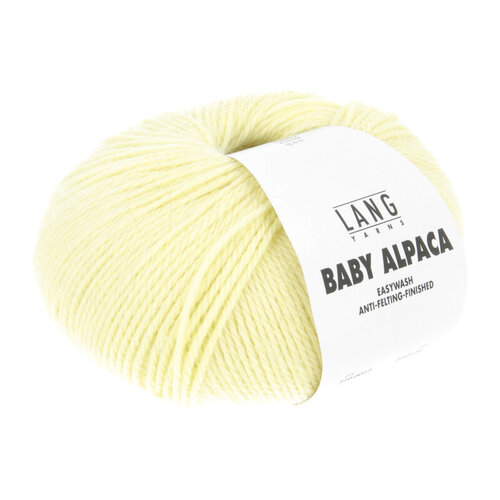 Lang Yarns Lang Yarns Baby Alpaca 0012 Lichtgeel Lang Yarns Lang Yarns Baby Alpaca 0012 Lichtgeel