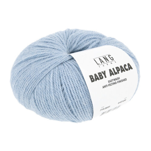 Lang Yarns Lang Yarns Baby Alpaca 0021 Lichtblauw Lang Yarns Lang Yarns Baby Alpaca 0021 Lichtblauw