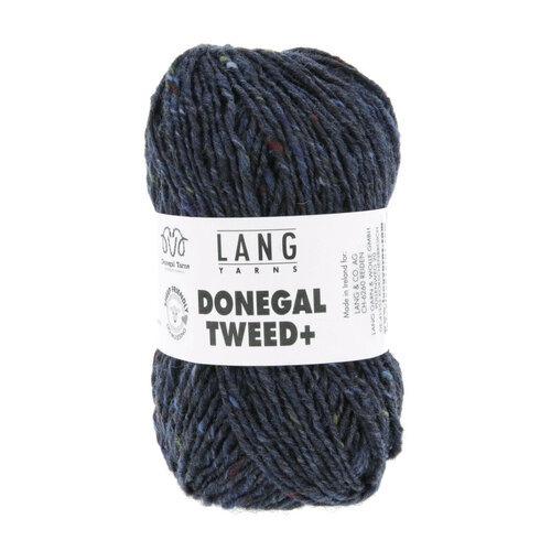 Lang Yarns Lang Yarns Donegal Tweed + 0010 Donkerblauw Lang Yarns Lang Yarns Donegal Tweed + 0010 Donkerblauw