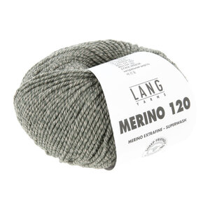 Lang Yarns Lang Yarns Merino 120 50 gram Groen Beige Mouliné 0155