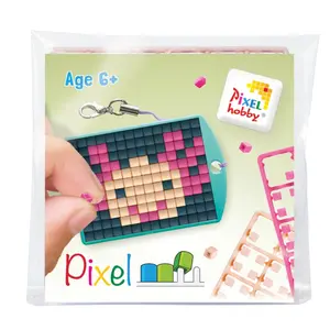 PixelHobby Pixelhobby Sleutelhanger Axolotl Roze