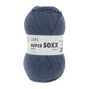Lang Yarns Lang Yarns Super Soxx 150 gram 6 draads Jeansblauw 0034
