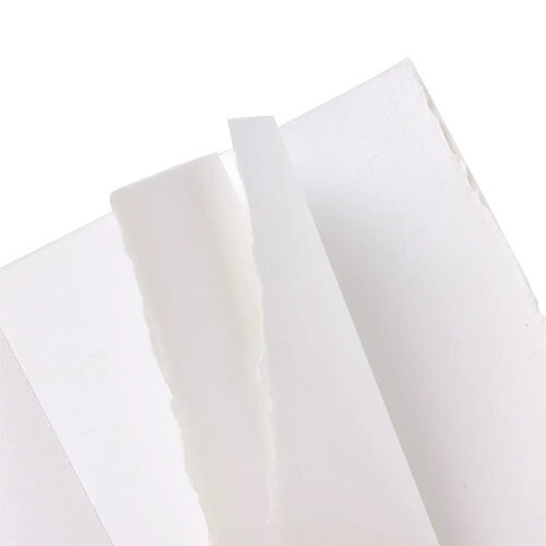 Tekenblok met handgeschept papier 200 grams 20 x 20 cm 20 vel