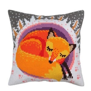 Collection D Art Kussen borduurpakket Winter dreams