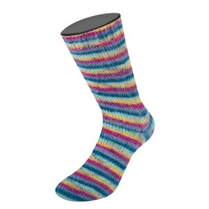 Lana Grossa Lana Grossa Cosy Socks Multi Stripes